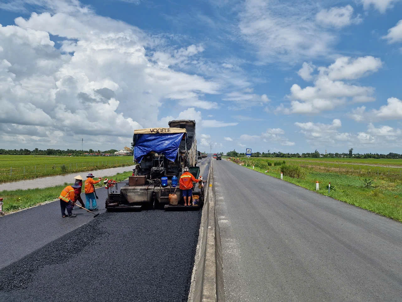 Dự án Lộ Tẻ - Rạch Sỏi tiến độ thi công đạt hơn 72% giá trị hợp đồng